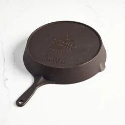 Smithey Ironware No. 12 Traditional Cast Iron Skillet -Barbeque Tool Shop 12T Angle Back 720x 65e11482 db66 4a85 90f6 2fdec679ab5e