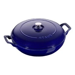 Staub 3.5 Qt. Cast Iron Braiser 7 Staub 3.5 Qt. Cast Iron Braiser -Barbeque Tool Shop 40501 982 0 1