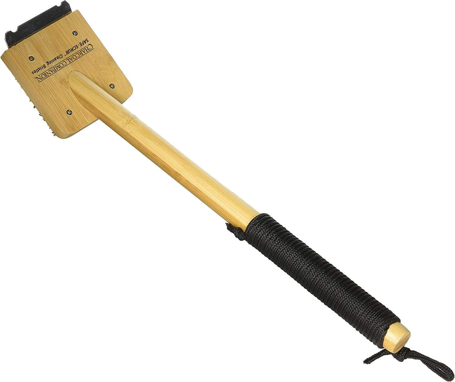 Charcoal Companion Safe-Scrub Bamboo Grill Brush 1 Charcoal Companion Safe-Scrub Bamboo Grill Brush