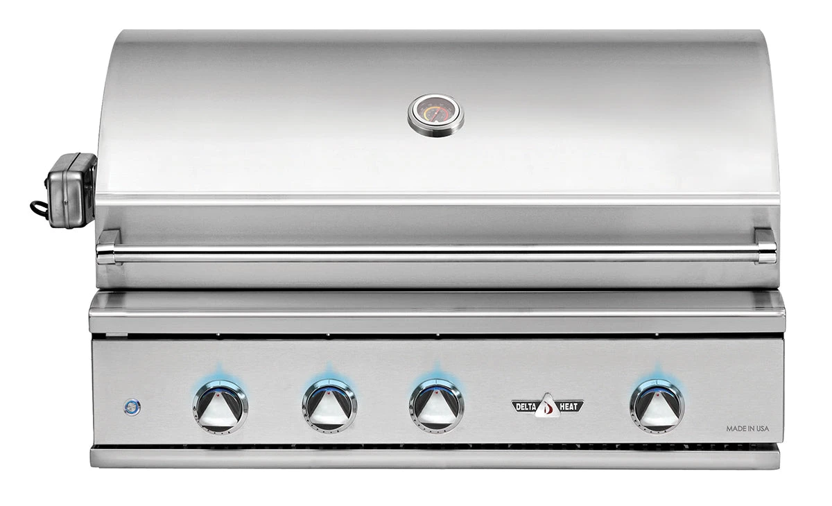 Delta Heat 38” Outdoor Gas Grill W/ Infrared Rotisserie & Sear Zone