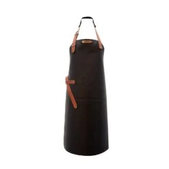 Xapron Kansas Leather Apron 12 Xapron Kansas Leather Apron -Barbeque Tool Shop Kansas Black Full Apron