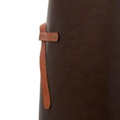 Xapron Kansas Leather Apron 15 Xapron Kansas Leather Apron -Barbeque Tool Shop Kansas Brown Zoom