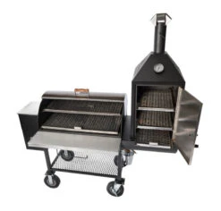 Maverick 1250 Pellet Grill W/ Upright Smoke Box -Barbeque Tool Shop Pellet Grill W Upright 3 800x763 1