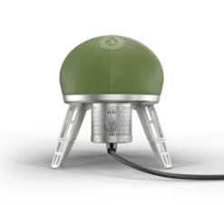 Gozney Roccbox Outdoor Pizza Oven - Olive Green -Barbeque Tool Shop RoccboxRearGasLimeGreenBlackPipe 360x 4109637c 9095 482d b8db c769f4584c79